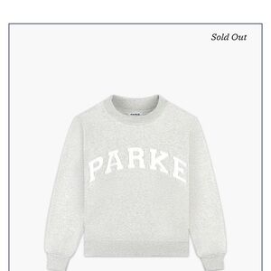 Parke Sweatshirt new in bag I will provide proof of authenticity if requested